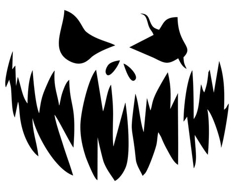 Scary Face Printable